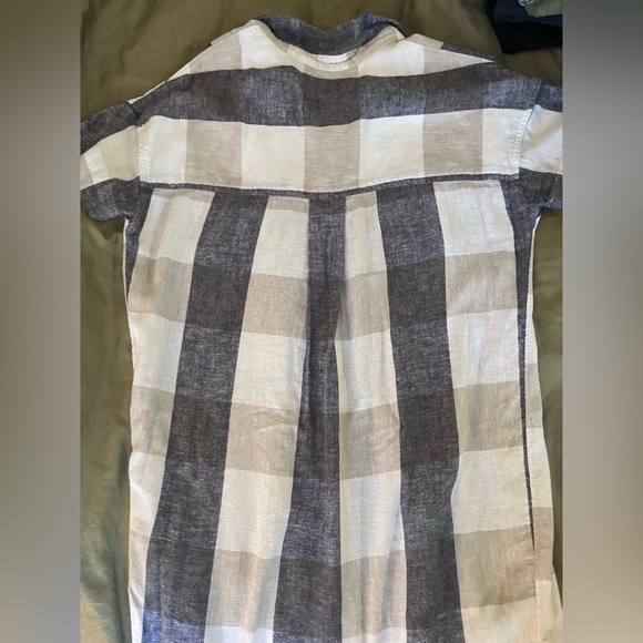 Fall 🍁 Check Pattern Shirt Dress - Picture 5 of 11